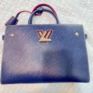 Louis Vuitton Epi Twist Tote Indigo
